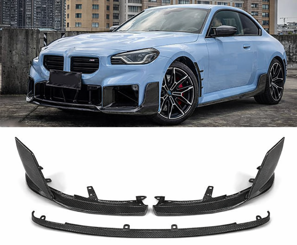 BMW G87 M2 Carbon Fiber Front Lip – Performance Style Splitter (2023+)