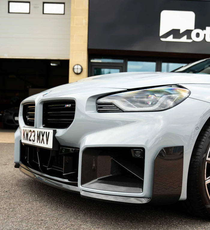 BMW G87 M2 Carbon Fiber Air Ducts – Front Bumper Intake Trim (2023+)