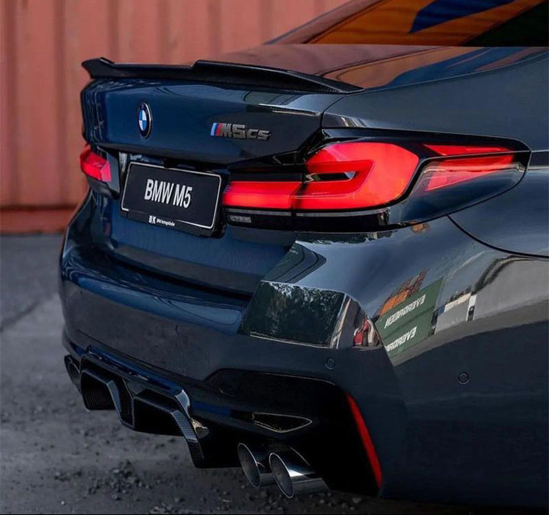 BMW G30 5 Series / F90 M5 CS Style Carbon Fiber Trunk Lip Spoiler (2017+)