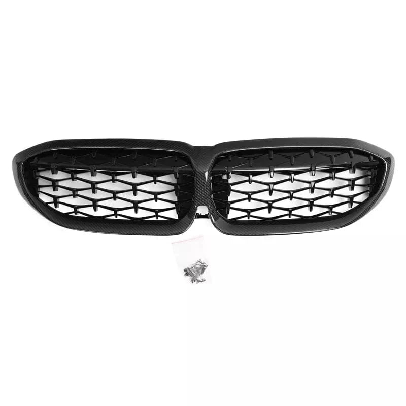 Carbon Fiber Diamond Style Grille – BMW G20 3 Series (Pre-LCI)