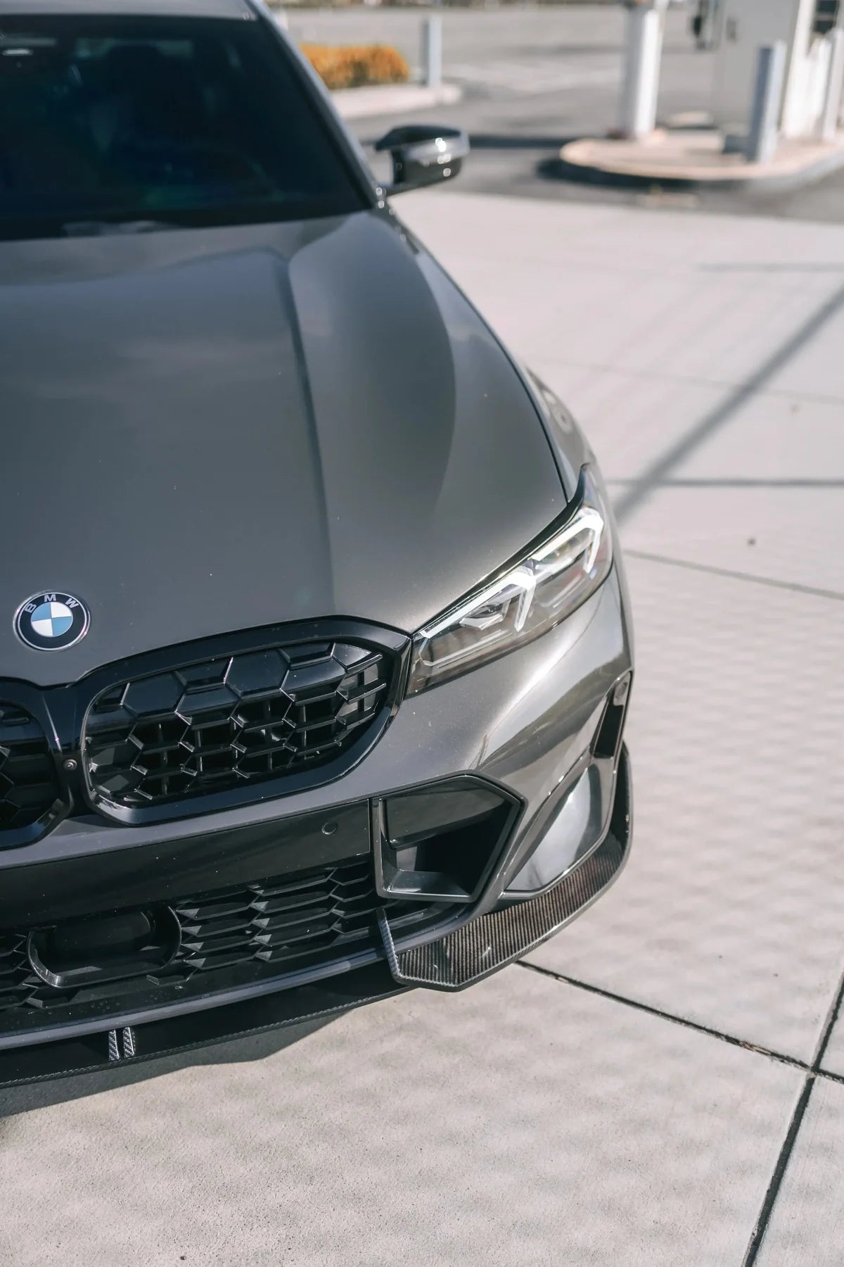 BMW G20 LCI Carbon Fiber AD Style Front Lip – 3 Series (2023+)