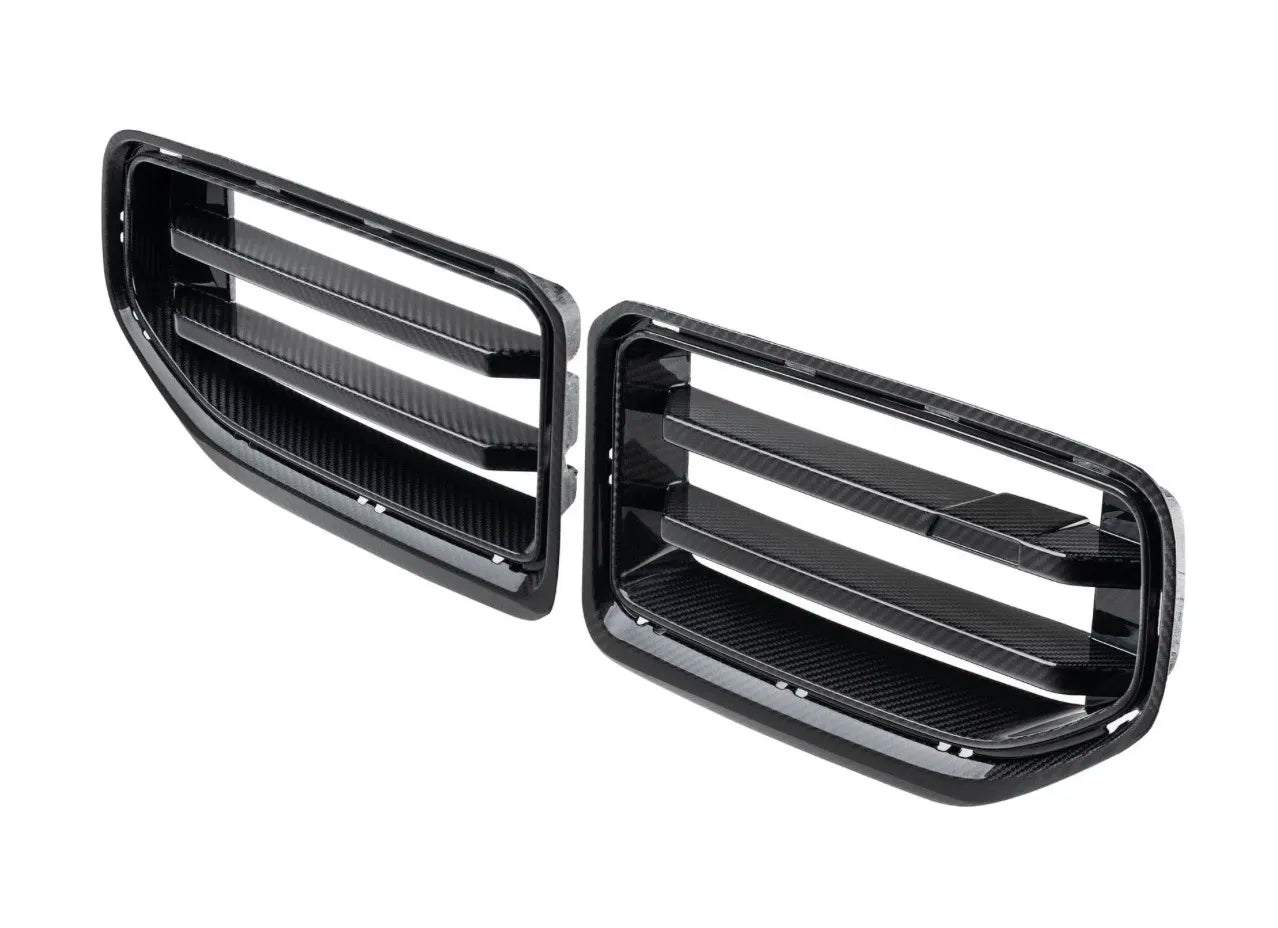 BMW G87 M2 Carbon Fiber Double Slat Front Grille – Performance Style (2023+)