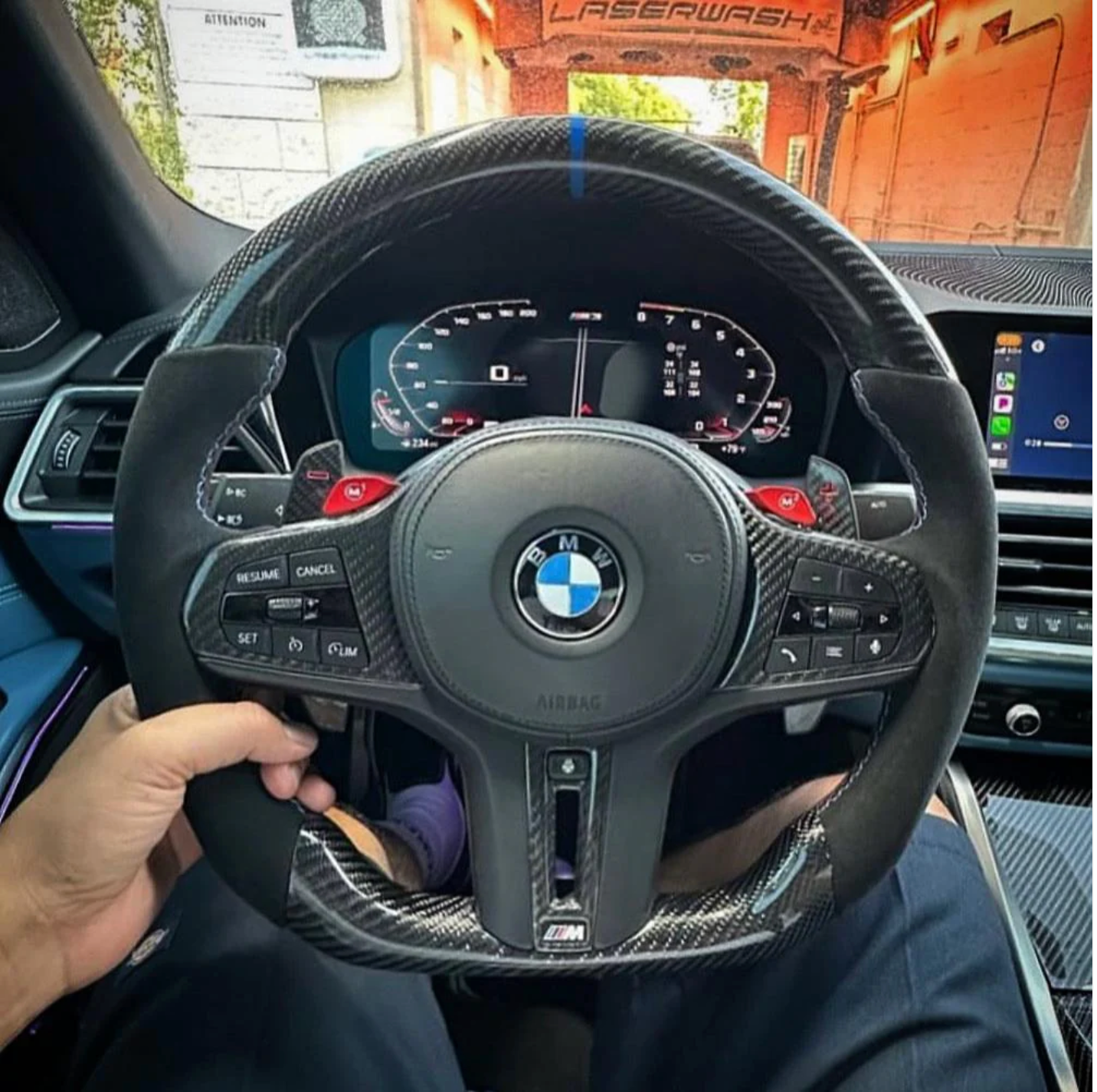 BMW G-Chassis Carbon Fiber Steering Wheel